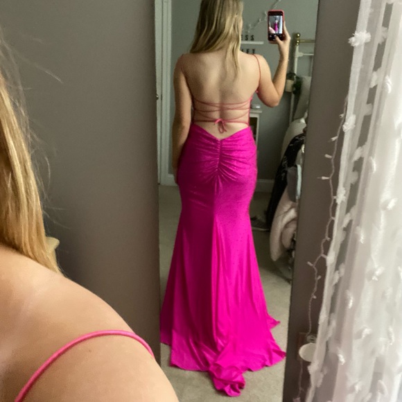 Dresses & Skirts - Hot Pink Prom dress size 6 (brand new)